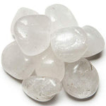 Digging Dolls: 2 lbs of Extra Large Crystal Quartz B Grade Stones from Brazil - Tumbled Rocks Perfect for Art, Crafts, Reiki, Wicca and Wire Wrapping!