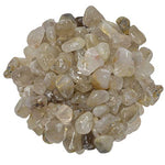 Digging Dolls: 1 lb of Extra Small Rutile Quartz B Grade Stones from Brazil - Tumbled Rocks Crystals Perfect for Art, Crafts, Reiki, Wicca and Wire Wrapping!