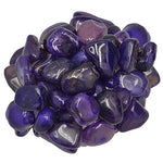 Digging Dolls: 1 lb of Medium Dyed Dark Purple Agate A Grade Stones from Brazil - Tumbled Rocks Crystals Perfect for Art, Crafts, Reiki, Wicca and Wire Wrapping!