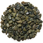 Digging Dolls: 2 lbs of XXSmall Green Jasper A Grade Stones from Brazil - Tumbled Rocks Perfect for Art, Crafts, Reiki, Wicca and Wire Wrapping!