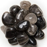 Digging Dolls: 1/2 lb of Large Smokey Quartz B Grade Stones from Brazil - Tumbled Rocks Perfect for Art, Crafts, Reiki, Wicca and Wire Wrapping!