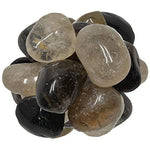 Digging Dolls: 1/2 lb of Extra Large Smokey Quartz A Grade Stones from Brazil - Tumbled Rocks Crystals Perfect for Art, Crafts, Reiki, Wicca and Wire Wrapping!