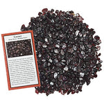 Digging Dolls: 1/2 lb of Tumbled Garnet Chip Stones - Polished Rocks for Crafts, Art, Vase Filler, Decoration, Reiki, Crystal Jewelry Making and More!