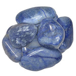 Digging Dolls: 2 lbs of Extra Large Blue Quartz A Grade Stones from Brazil - Tumbled Rocks Crystals Perfect for Art, Crafts, Reiki, Wicca and Wire Wrapping!