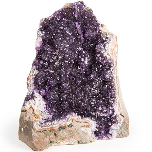 Digging Dolls Specimens: Exceptional Amethyst Geodes from Uruguay - 4 lbs to 5 lbs - B Grade - Amethyst Stone Rock Specimen for Arts, Crafts, Home Décor, Reiki and Crystal Healing