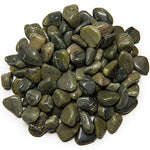 Digging Dolls: 3 lbs of Extra Small Green Jasper A Grade Stones from Brazil - Tumbled Rocks Perfect for Art, Crafts, Reiki, Wicca and Wire Wrapping!