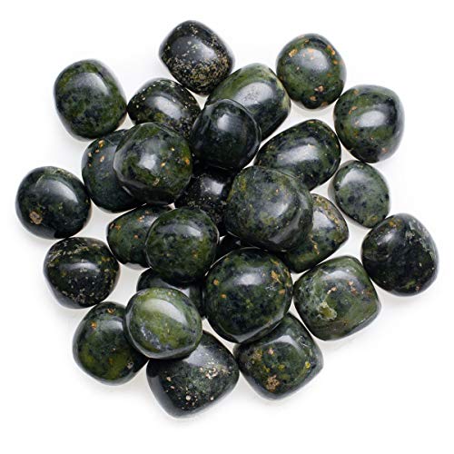 Digging Dolls: 18 lbs Wholesale Lot of Natural Nephrite Tumbled Stones from Peru