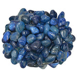 Digging Dolls: 3 lbs of Extra Small Dyed Blue Agate A Grade Stones from Brazil - Tumbled Rocks Crystals Perfect for Art, Crafts, Reiki, Wicca and Wire Wrapping!