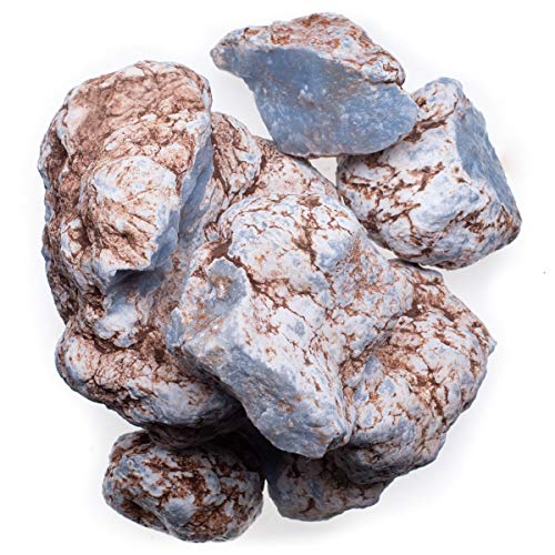 Digging Dolls: 3 lbs Natural Angelite Rough Stones from Peru