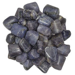 Digging Dolls: 1/2 lb of Tumbled (Hand Polished) Iolite Stones - Polished Rocks for Crafts, Art, Vase Filler, Decoration, Reiki, Crystal Jewelry Making and More!