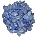 Digging Dolls: 3 lbs of Extra Small Blue Quartz A Grade Stones from Brazil - Tumbled Rocks Crystals Perfect for Art, Crafts, Reiki, Wicca and Wire Wrapping!