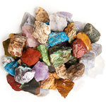 Digging Dolls: 2 lbs Natural Premium Madagascar Rough Stone Mix - Large Size - 1" to 1.5" Average - Raw Rough Rocks for Arts, Crafts, Tumbling, Polishing, Gem Mining, Wire Wrapping and More!